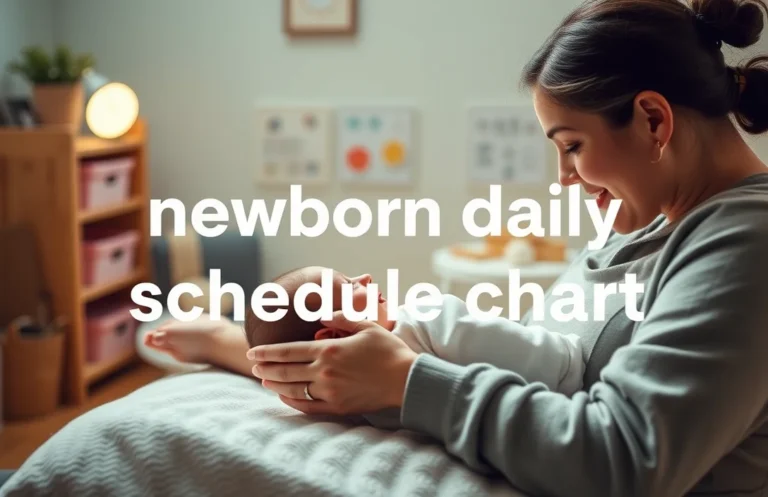 Newborn Daily Schedule Chart: Optimize Feeding and Sleep Times