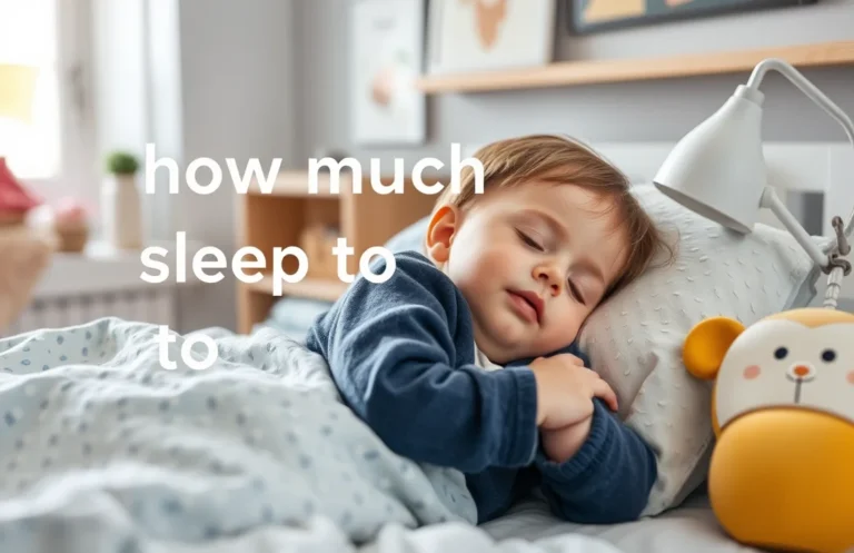 Toddler Sleep Needs: How Many Hours for Healthy Development?