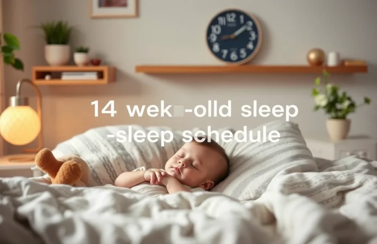 14-Week-Old Baby Sleep Schedule: Tips for Better Rest and Growth