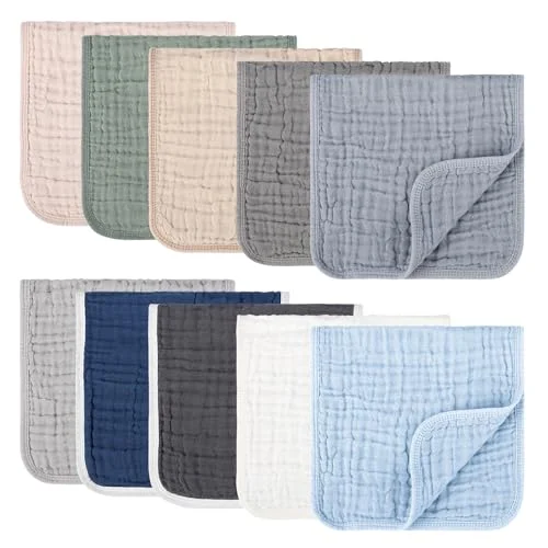 10 Mixed Brands Baby Burp Cloth Selection for Comfort and Functionality 2026