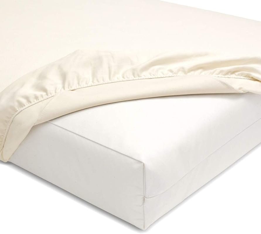 Naturepedic Organic Waterproof Crib Mattress Pad, Breathable Absorbent