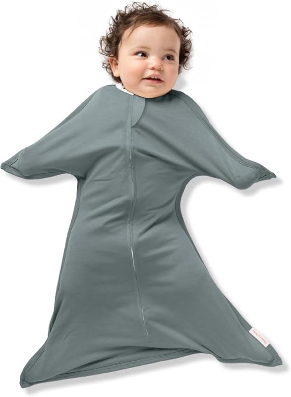 SleepingBaby Zipadee-Zip Transitional Swaddle, Cozy Wearable Blanket w