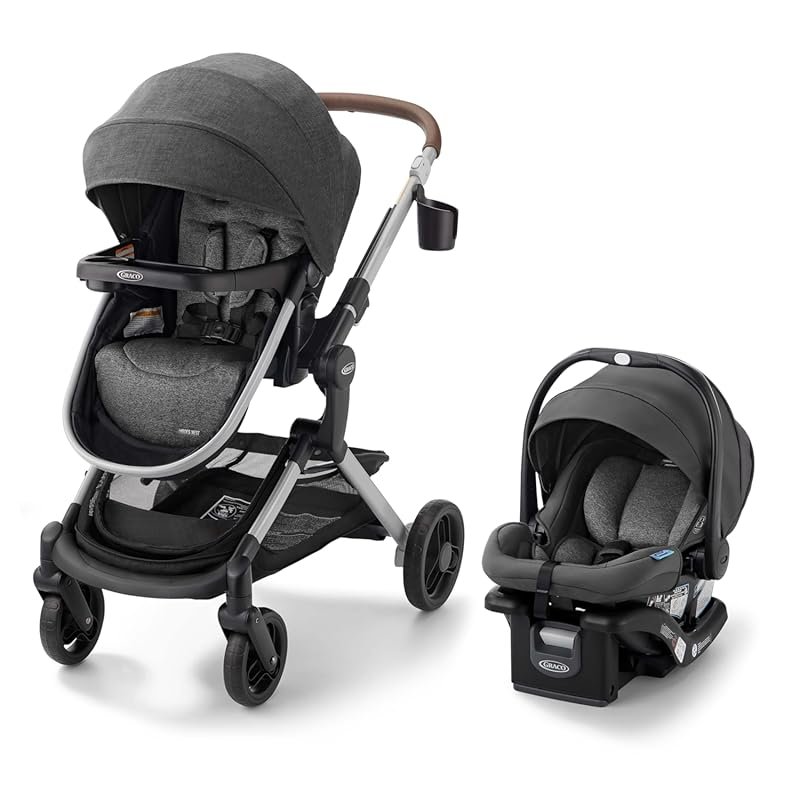 Graco Modes Nest 3-in-1 Travel System with SnugRide DLX Infant Car Sea