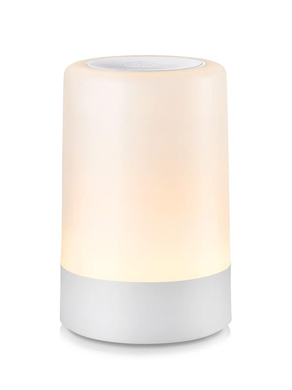 G Keni Nursery Night Light, USB Rechargeable Touch Lamp with Dimmable 