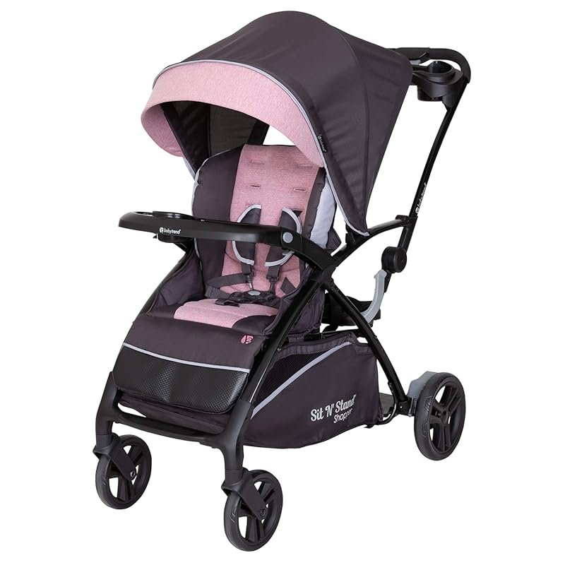 Baby Trend Sit N' Stand 5-in-1 Shopper Stroller, Cassis