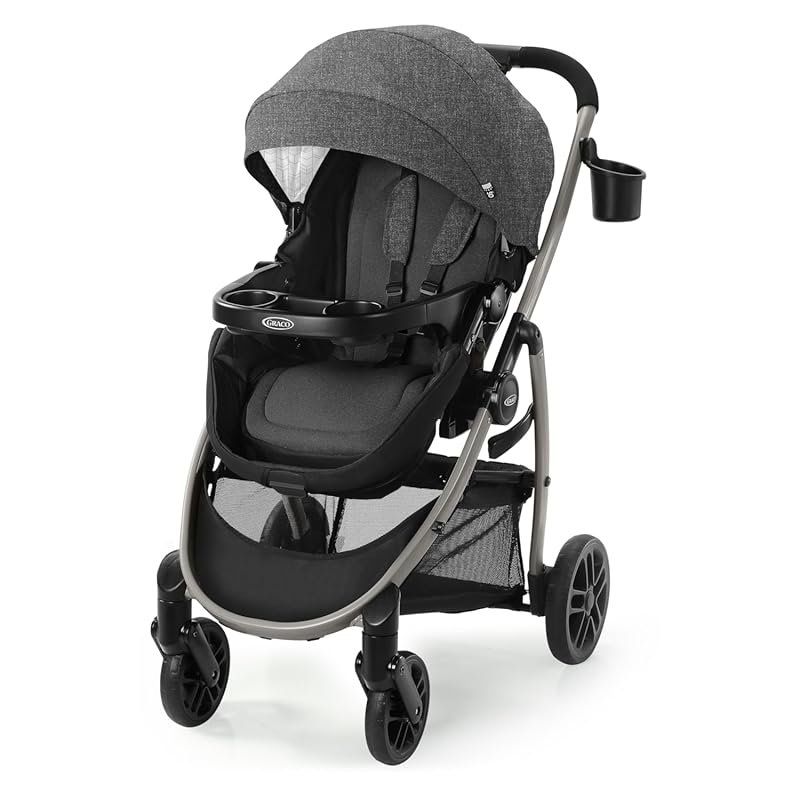 Graco Redmond Modes Pramette 3-in-1 Convertible Stroller with Reversib
