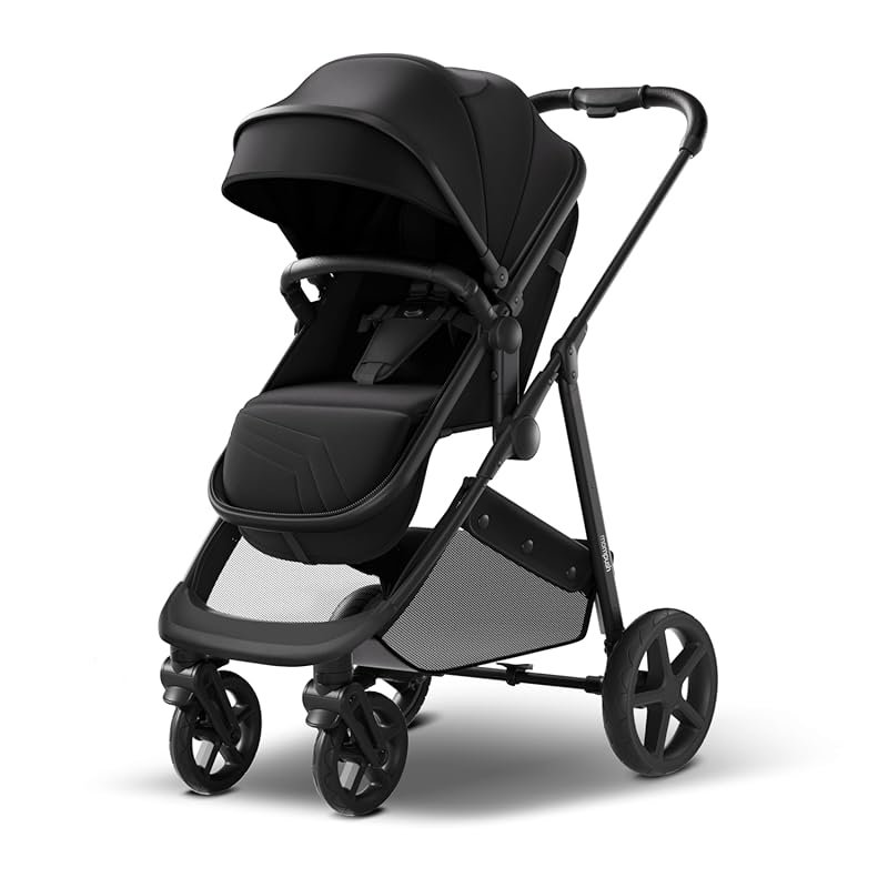 Mompush Wiz 2-in-1 Convertible Baby Stroller with Pramette Mode, Rever