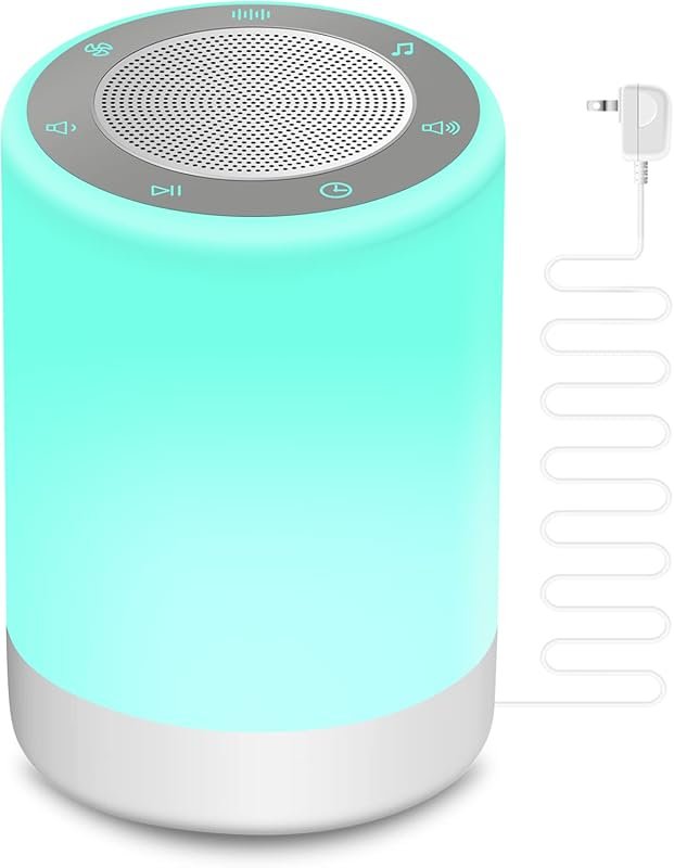 White Noise Machine for Baby with Night Light, 32 High-Fidelity Sounds