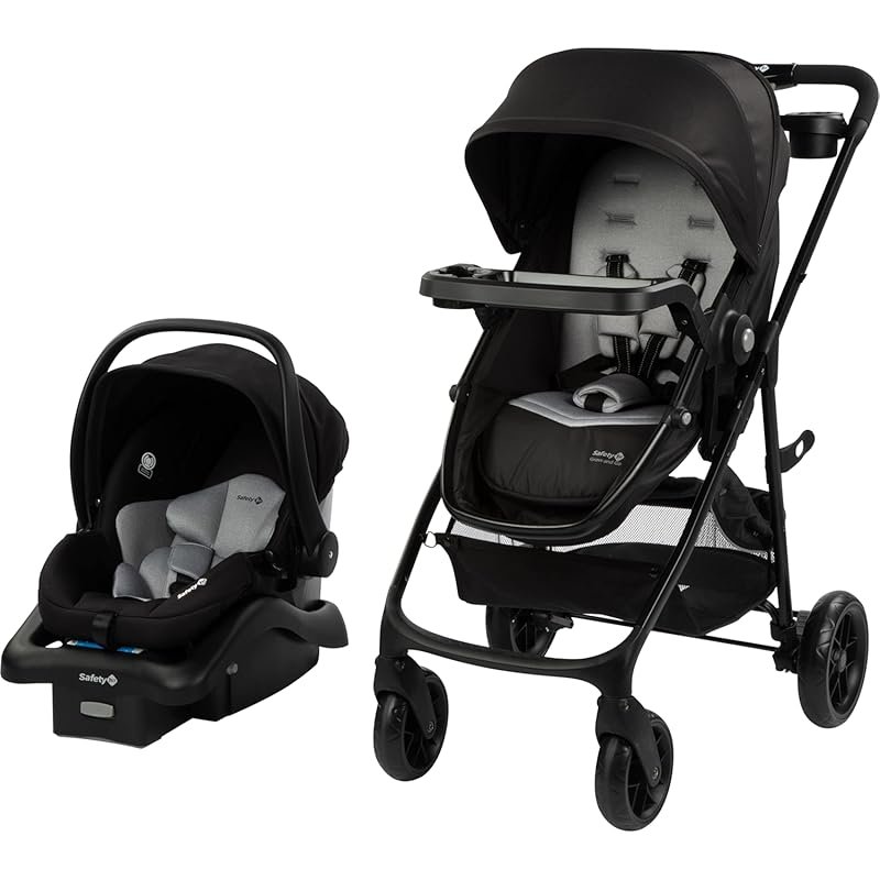Safety 1st Grow and Go Flex 8-in-1 Car Seat Stroller Combo, Infant Tra