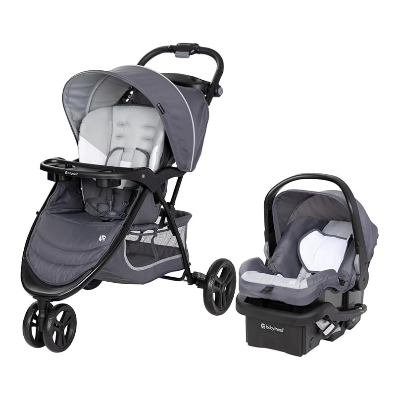 Baby Trend EZ Ride Travel System with EZ-Lift Infant Car Seat, Dash Gr