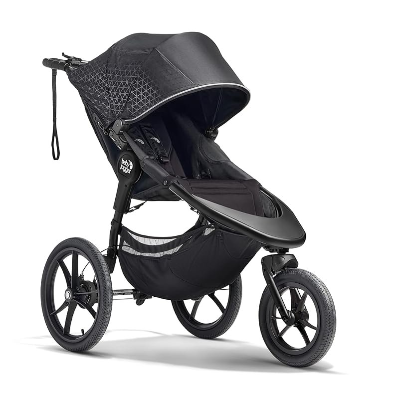 Baby Jogger Summit X3 3-Wheel Jogging Stroller with Hand Brake and Com