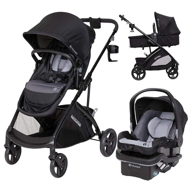 Baby Trend Passport Switch 6-in-1 Modular Stroller Travel System with 