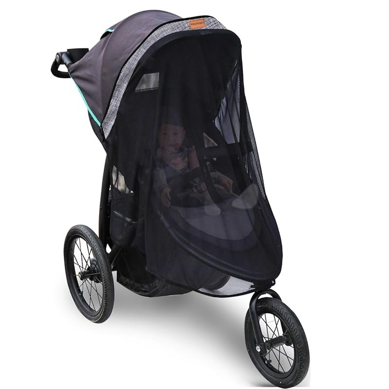 Universal Stroller Sun Shade for Travel and Jogging Strollers, UV Prot