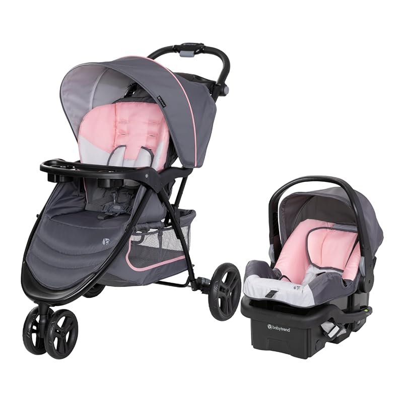 Baby Trend EZ Ride Travel System with EZ-Lift Infant Car Seat, Dash Pi