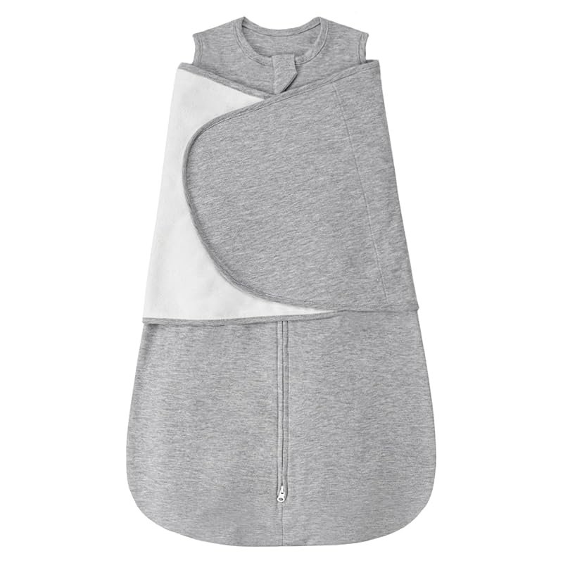 ZIGJOY Baby Sleep Sack Swaddle, 1.0 TOG Cotton Wearable Blanket for Ne