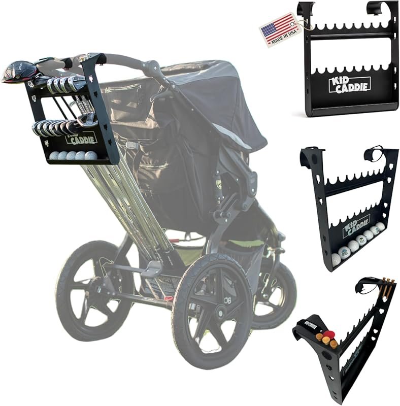 Universal Golf Club Holder for Strollers, Easy Setup, Early Golf Skill
