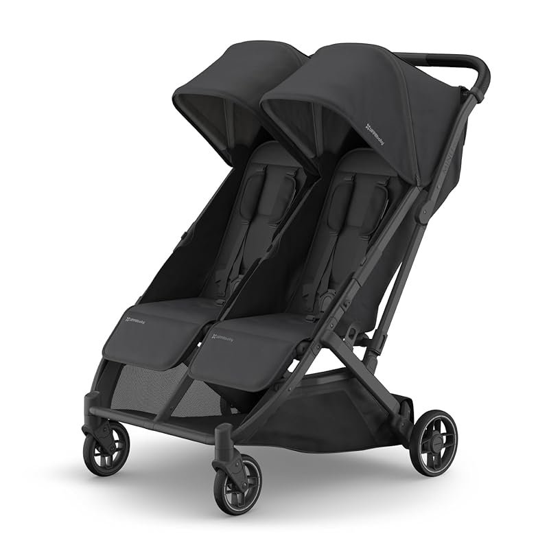 UPPAbaby Minu Duo Lightweight Side-by-Side Double Stroller for Travel