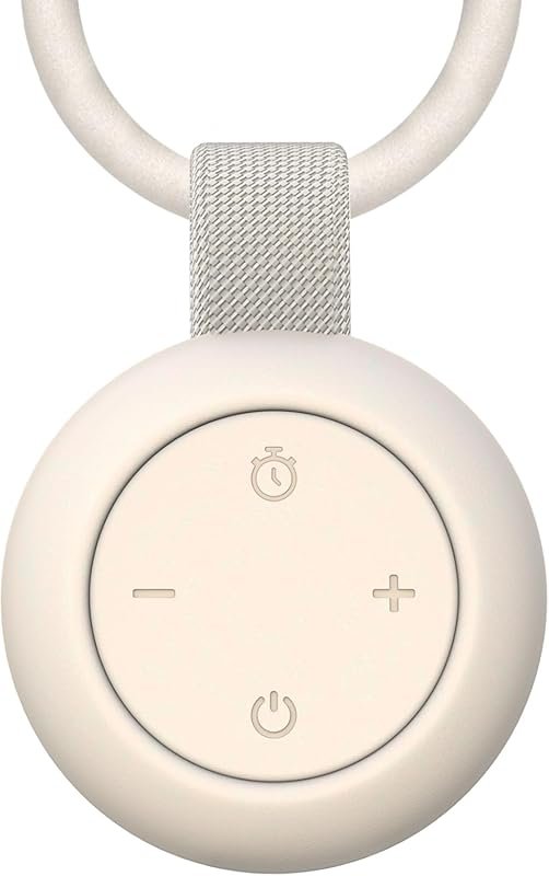 Portable Baby Sound Machine with 12 Soothing Sounds, Timer, 15-Hour Ba