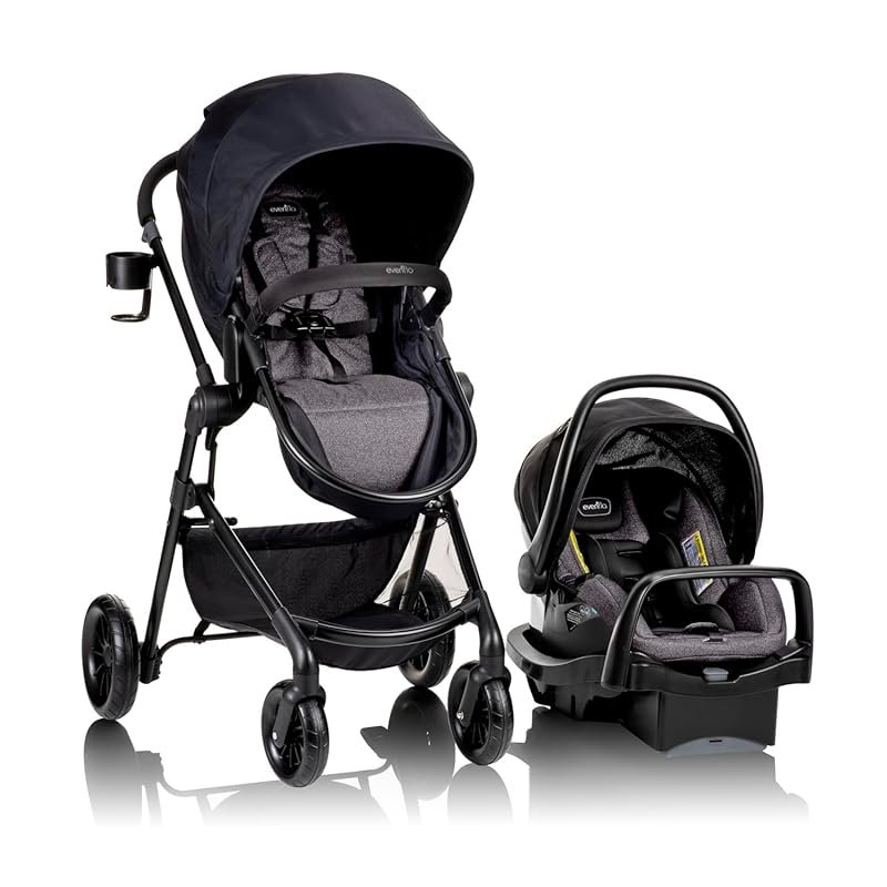 Evenflo Pivot Modular Travel System with LiteMax Preemie and Infant Ca