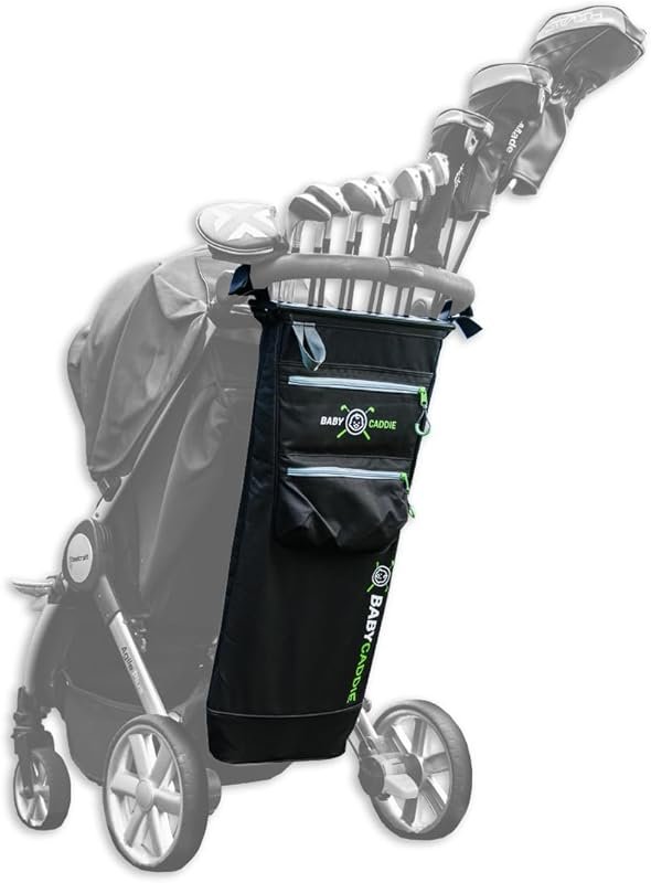 Baby Stroller Golf Bag with Full Club Set Fit, Pockets for Accessories