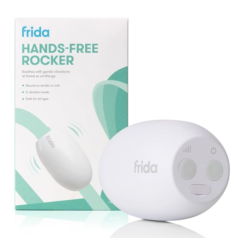 Frida Baby Hands-Free Stroller Rocker with 5 Vibration Levels, Recharg