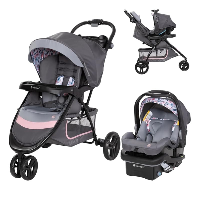 Baby Trend EZ Ride SE Travel System with Secure-Lift Infant Car Seat, 