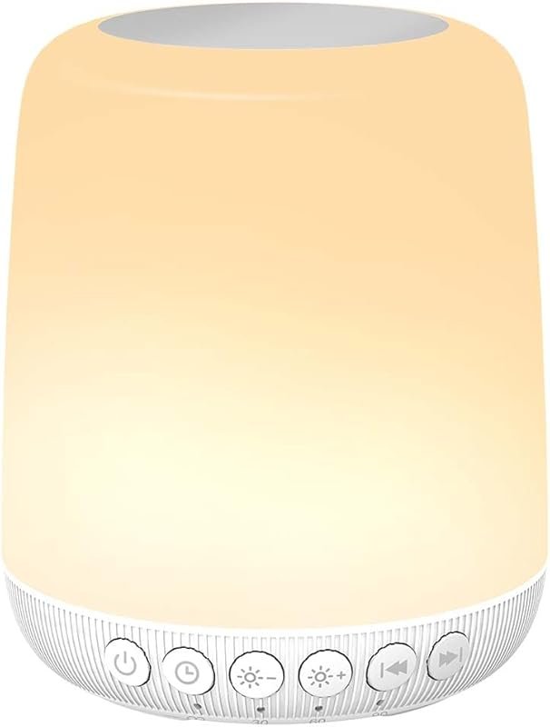 Dimmable LED Touch Night Light, Rechargeable Bedside Lamp with Timer