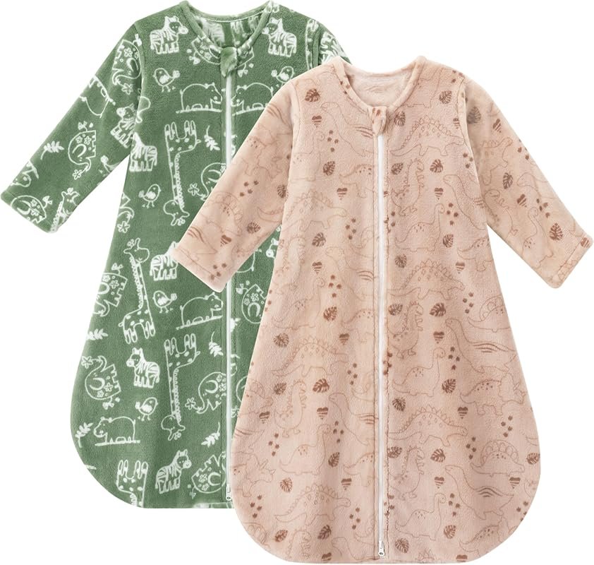 Yoofoss Baby Sleep Sack, 12-18 Months, Long Sleeve 1.5 Tog, Fleece Wea