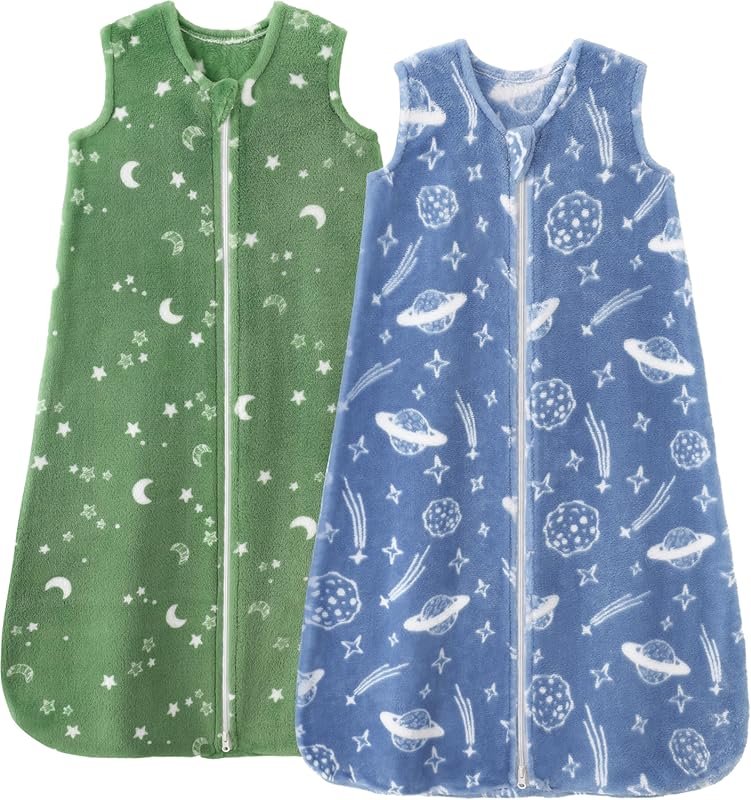 Unnivoll Fleece Baby Sleep Sack, 6-12 Months, Long Sleeve 2.0 Tog, War
