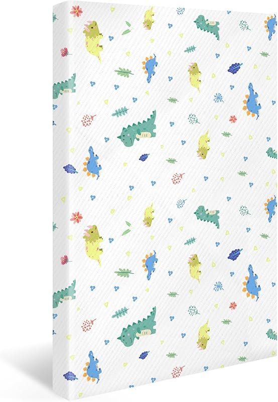 38x24 Mini Crib Mattress, Waterproof Breathable Cover, Portable High-D