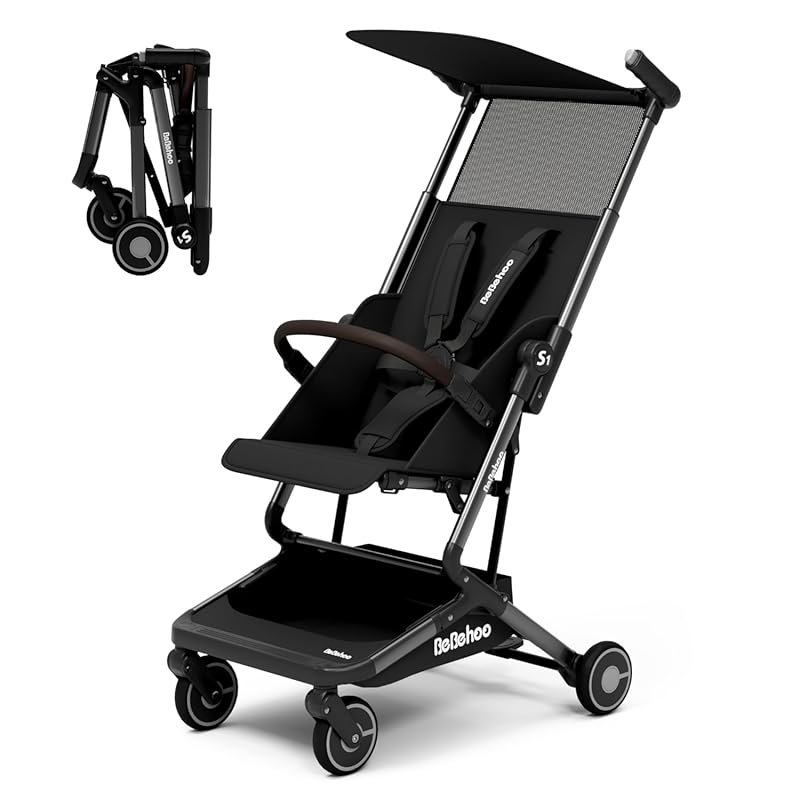 Lightweight Travel Baby Stroller, Foldable Portable Airplane Compact U