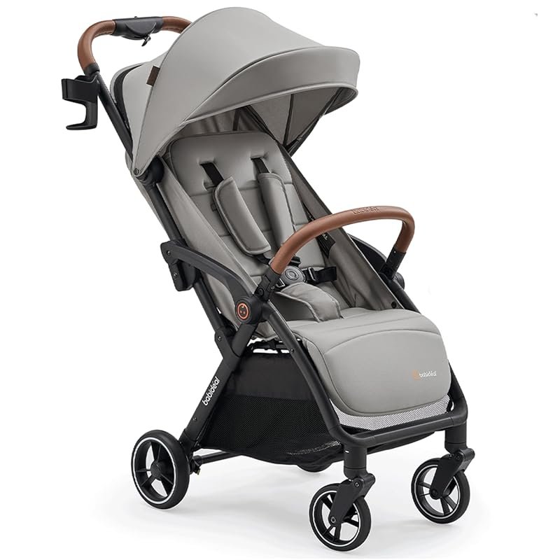 Babideal Lightweight Travel Stroller with Self-Folding Design, Full Re