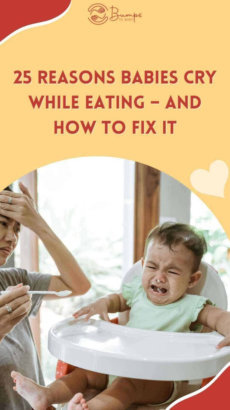 Why Does My Baby Cry While Eating